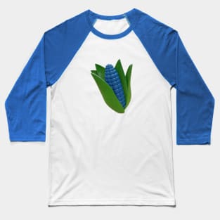 Juicy Blue Corn (3D) Baseball T-Shirt